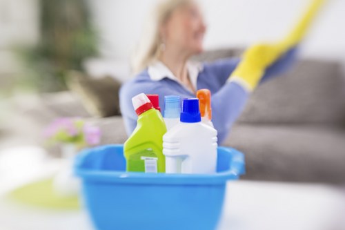 Deep cleaning process for a sofa in Tokyngton